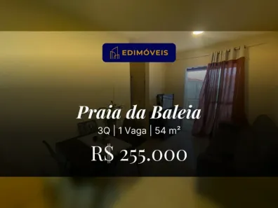 Apartamento com 3 Quartos à venda, 54m² no Praia da Baleia, Serra