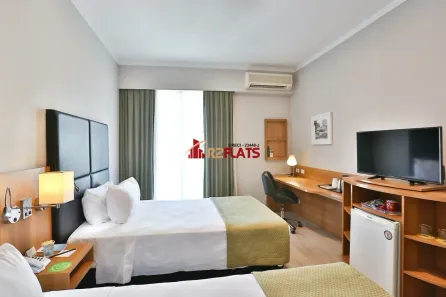 Flat com 1 Quarto à venda, 26m² no Indianópolis, São Paulo