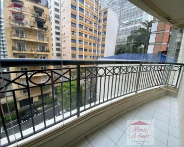 Apartamento com 2 Quartos para alugar, 72m² no Cerqueira César, São Paulo