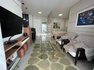 Apartamento com 1 Quarto para alugar, 50m² no Ponta da Praia, Santos