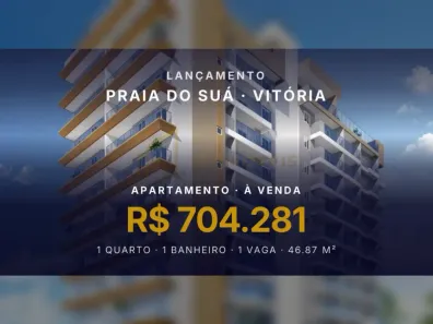 Apartamento com 1 Quarto à venda, 46m² no Praia do Suá, Vitória