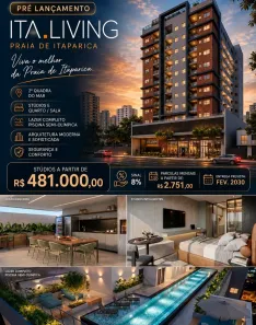 Apartamento com 1 Quarto à venda, 24m² no Praia de Itaparica, Vila Velha