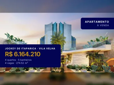 Apartamento com 4 Quartos à venda, 274m² no Jockey de Itaparica, Vila Velha