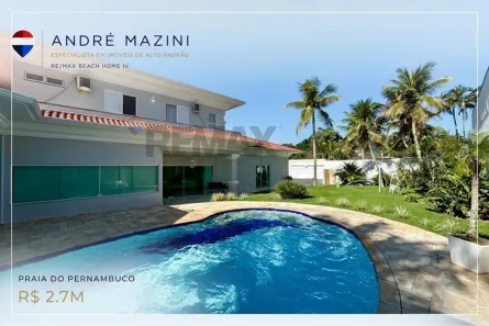 Casa com 5 Quartos à venda, 416m² no Balneário Praia do Pernambuco, Guarujá