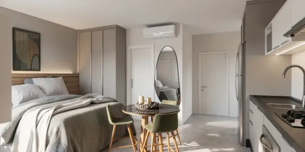 Apartamento para alugar, 36m² no Roçado, São José