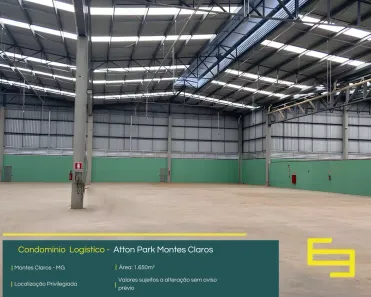 Galpão/Depósito/Armazém para alugar, 1650m² no Alterosas, Montes Claros