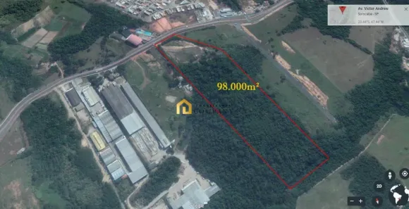 Lote/Terreno à venda, 98000m² no Zona Industrial, Sorocaba