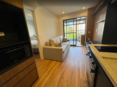 Apartamento com 1 Quarto para alugar, 42m² no Jardim das Acácias, São Paulo