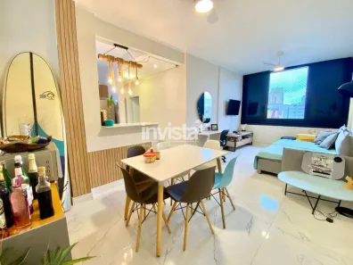 Apartamento com 2 Quartos à venda, 77m² no Gonzaga, Santos