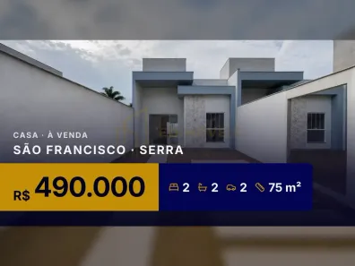 Casa com 2 Quartos à venda, 75m² no São Francisco, Serra