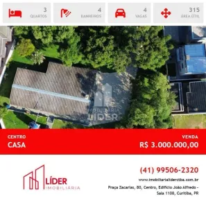 Casa com 3 Quartos à venda, 315m² no Centro, Colombo