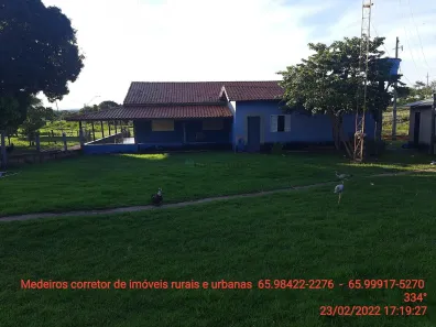 Fazenda/Sítio com 3 Quartos à venda, 280m² no Área Rural de Várzea Grande, Várzea Grande