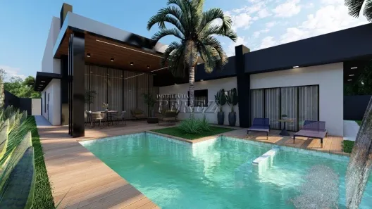 Casa de Condomínio com 4 Quartos à venda, 378m² no Jardim Tarobá, Cambé