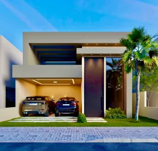 Casa de Condomínio com 3 Quartos à venda, 142m² no Polo Industrial, Macaíba