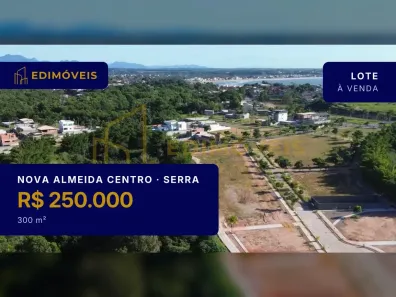 Lote/Terreno à venda, 300m² no Nova Almeida Centro, Serra