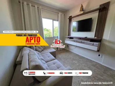 Apartamento com 3 Quartos para alugar, 70m² no Dom Pedro I, Manaus
