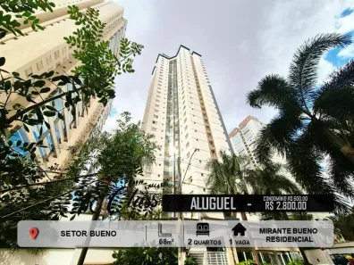Apartamento com 2 Quartos para alugar, 68m² no Setor Bueno, Goiânia
