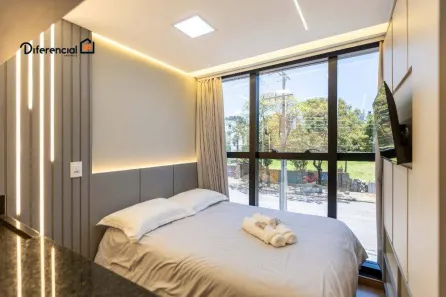 Apartamento com 1 Quarto para alugar, 14m² no Batel, Curitiba