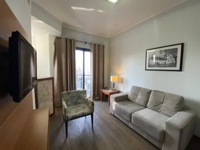 Apartamento com 1 Quarto para alugar, 48m² no Consolação, São Paulo