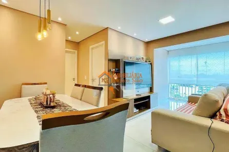 Apartamento com 2 Quartos à venda, 62m² no Vila Leonor, Guarulhos