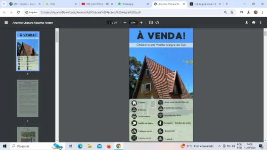 Fazenda/Sítio com 3 Quartos à venda, 238m² no , Monte Alegre do Sul