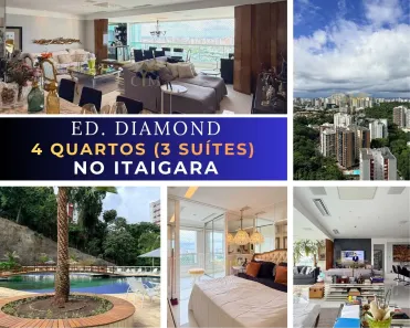 Apartamento com 4 Quartos à venda, 185m² no Itaigara, Salvador