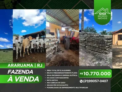 Fazenda/Sítio à venda, 2516800m² no , Araruama