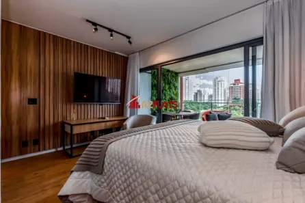 Flat com 1 Quarto para alugar, 45m² no Vila Nova Conceição, São Paulo