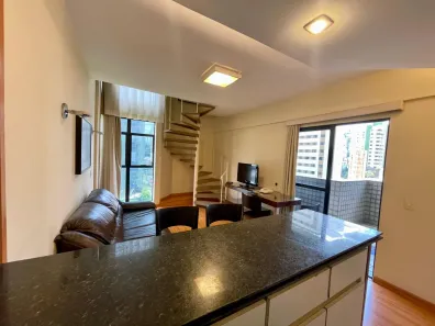 Apartamento com 1 Quarto para alugar, 50m² no Savassi, Belo Horizonte