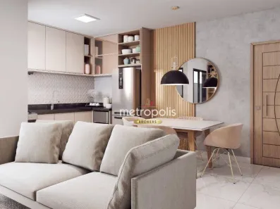 Apartamento com 2 Quartos à venda, 61m² no Santa Maria, Santo André