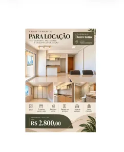 Apartamento com 2 Quartos para alugar, 57m² no Setor Pedro Ludovico, Goiânia
