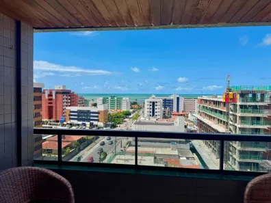 Apartamento com 3 Quartos para alugar, 170m² no Cabo Branco, João Pessoa