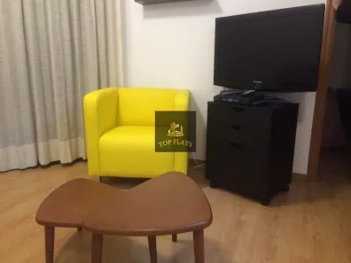 Flat com 1 Quarto para alugar, 38m² no Cerqueira César, São Paulo