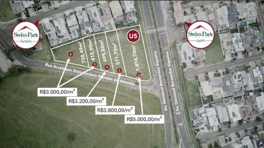 Lote/Terreno à venda, 416m² no Swiss Park, Campinas