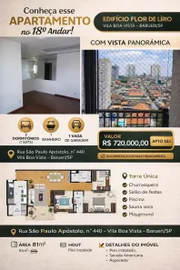 Apartamento com 2 Quartos à venda, 84m² no Vila Boa Vista, Barueri