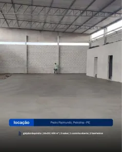 Galpão/Depósito/Armazém para alugar, 400m² no Pedro Raimundo, Petrolina