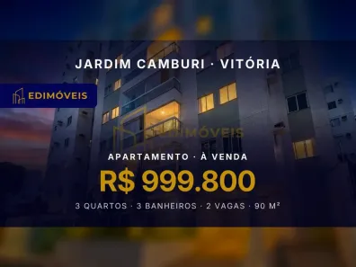 Apartamento com 3 Quartos à venda, 90m² no Jardim Camburi, Vitória