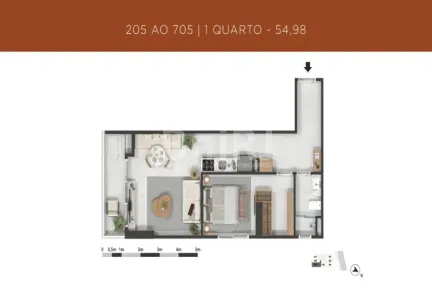 Apartamento com 1 Quarto à venda, 54m² no Gávea, Rio de Janeiro