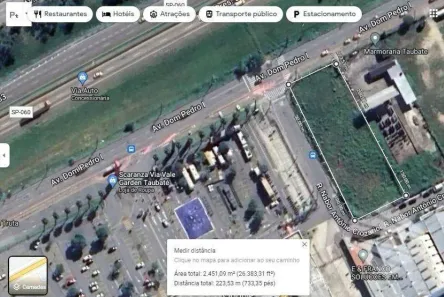 Lote/Terreno à venda, 2486m² no Jardim Baronesa, Taubaté