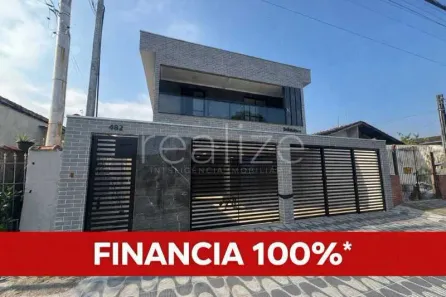 Casa de Condomínio com 2 Quartos à venda, 55m² no Melvi, Praia Grande