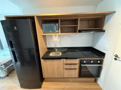 Apartamento com 1 Quarto para alugar, 26m² no Brooklin Paulista, São Paulo