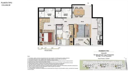 Apartamento com 2 Quartos à venda, 53m² no Jacarepaguá, Rio de Janeiro