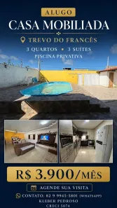 Casa com 3 Quartos para alugar, 320m² no , Marechal Deodoro