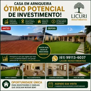 Casa com 3 Quartos à venda, 950m² no Setor Habitacional Arniqueira, Brasília