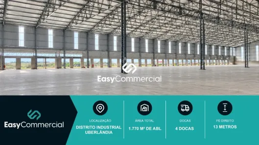 Galpão/Depósito/Armazém para alugar, 1771m² no Distrito Industrial, Uberlândia