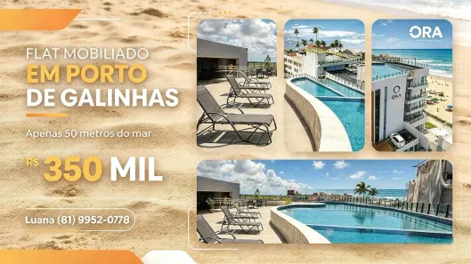 Apartamento com 1 Quarto à venda, 22m² no Camela, Ipojuca