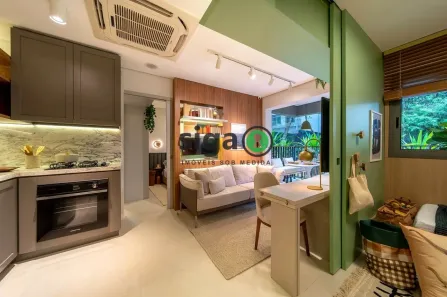 Apartamento com 2 Quartos à venda, 41m² no Santo Amaro, São Paulo