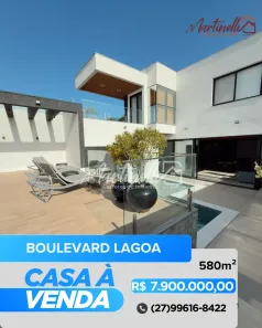 Casa de Condomínio com 4 Quartos à venda, 580m² no Boulevard Lagoa, Serra