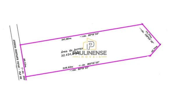 Lote/Terreno à venda, 32424m² no Betel, Paulínia