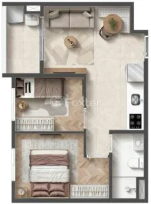 Apartamento com 1 Quarto à venda, 42m² no Vila Aricanduva, São Paulo